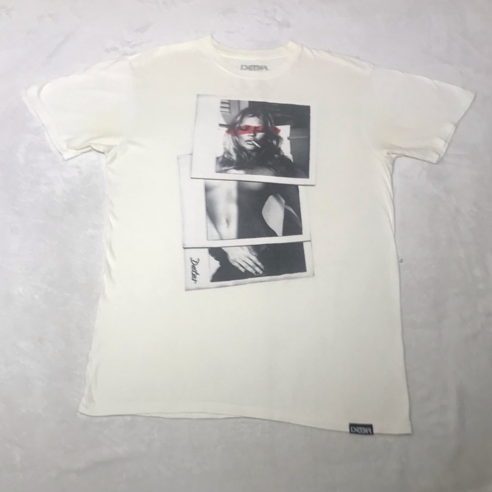 White Graphic Men's T-Shirt
